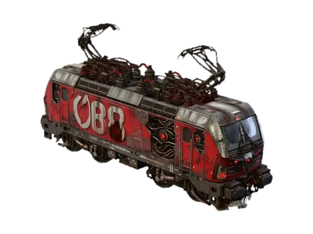 Leviathan on Rails X 3D model, vytvořený pomocí AI