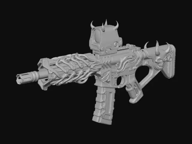 3D model for Skullforge Inferno Cannon Y