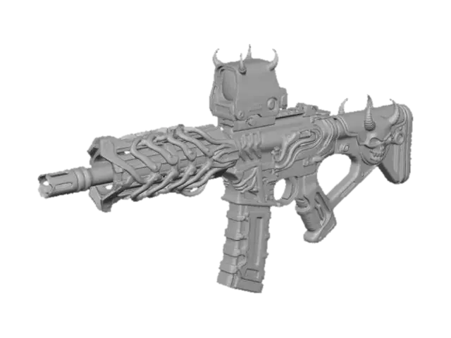 3D model for Skullforge Inferno Cannon Y