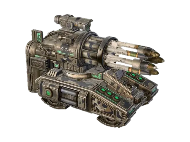 Hazard Hunter X 3D model, vytvořený pomocí AI