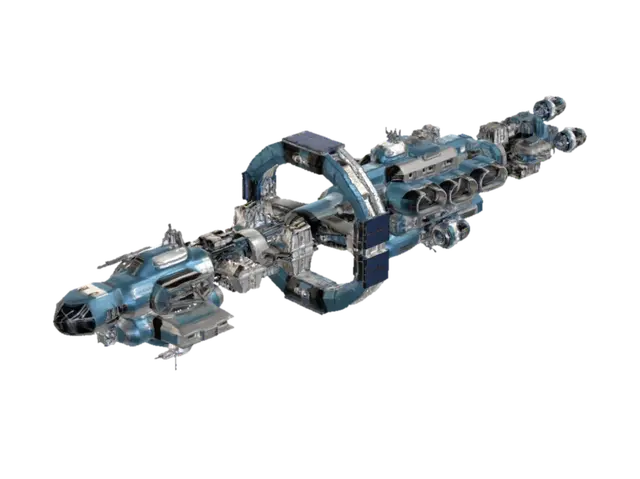 Azure Ring Voyager - Circular 3D model, vytvořený pomocí AI