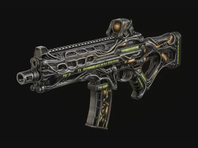 3D model for Biomech Assault Rifle
