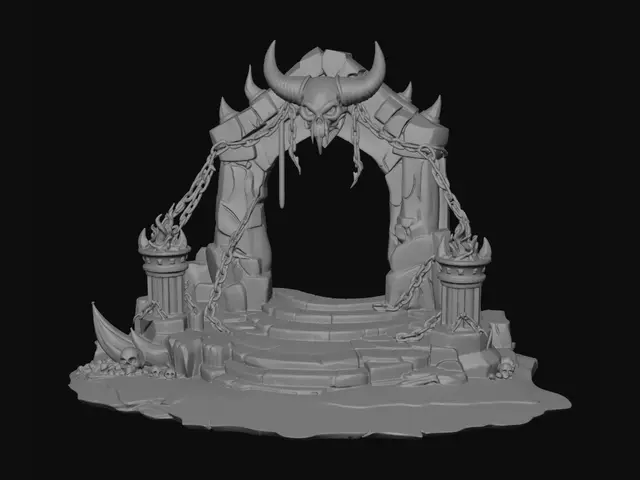 3D model for Emerald Gate of the Necromancer