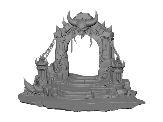 3D model for Emerald Gate of the Necromancer