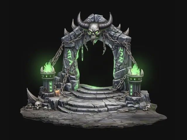 3D model for Emerald Gate of the Necromancer