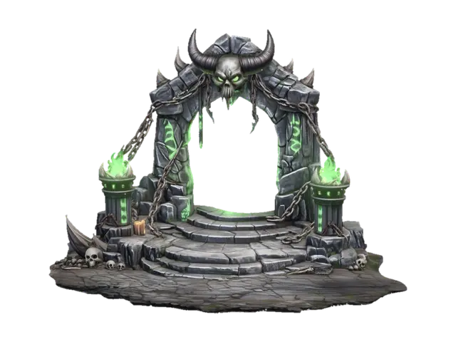3D model for Emerald Gate of the Necromancer
