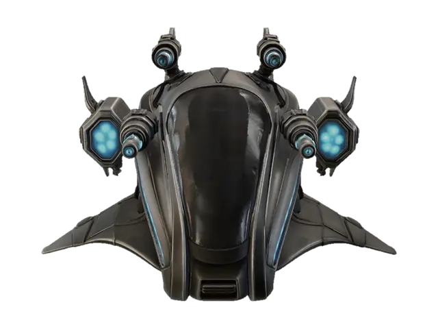 Azureflight Corsair - Airship 3D model, vytvořený pomocí AI