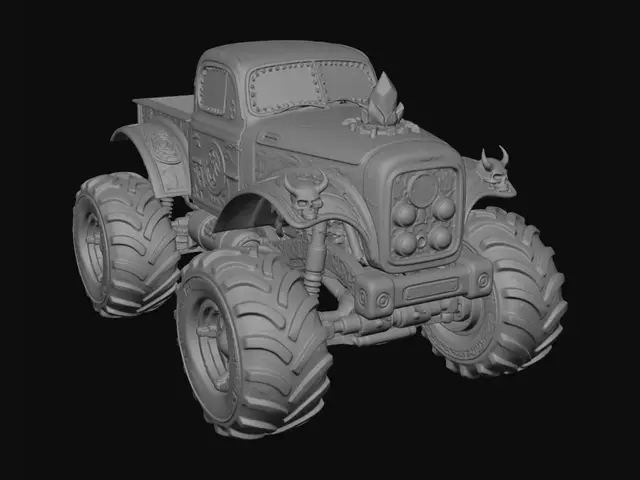 3D model for Emerald Leviathan Monster Truck
