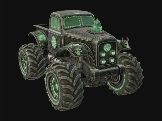 3D model for Emerald Leviathan Monster Truck
