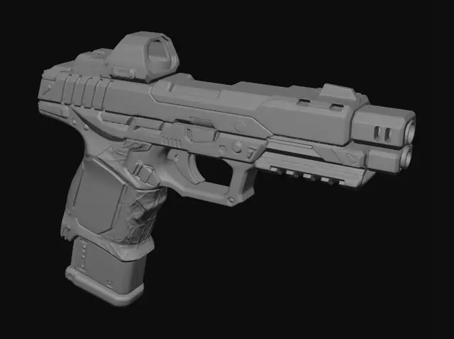 3D model for X9-72 Series Sidearm
