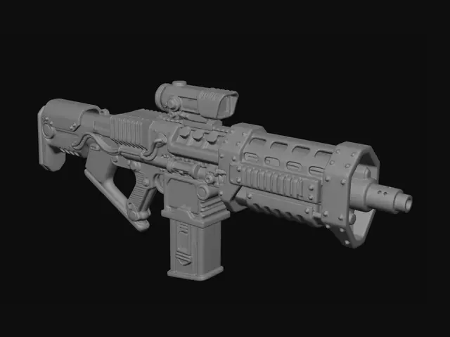 3D model for Crimson Siege Blaster