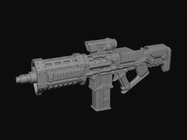 3D model for Crimson Siege Blaster