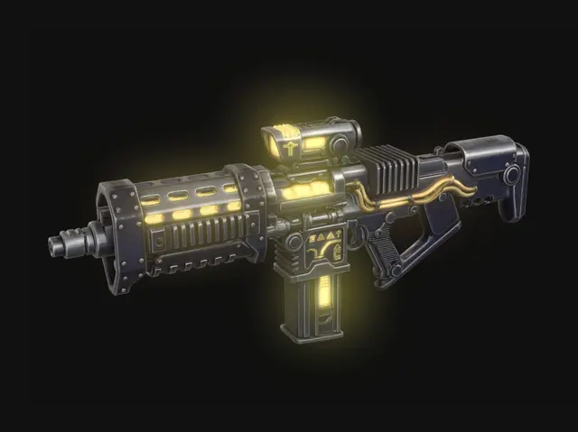 3D model for Crimson Siege Blaster