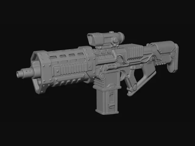 3D model for Crimson Siege Blaster