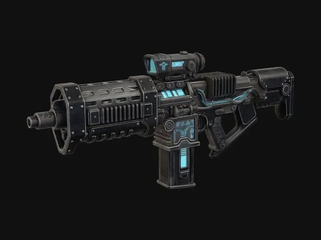 3D model for Crimson Siege Blaster