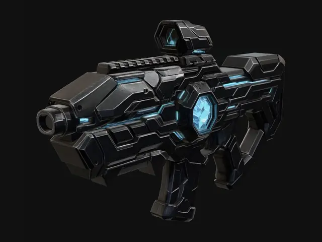 3D model for Blue Hex Cannon