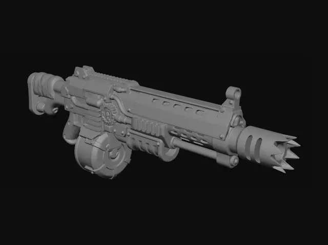 3D model for Skullforge Gatling Cannon