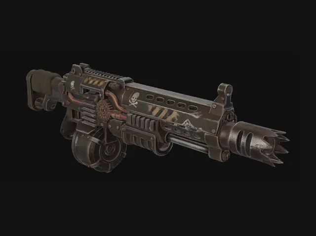 3D model for Skullforge Gatling Cannon