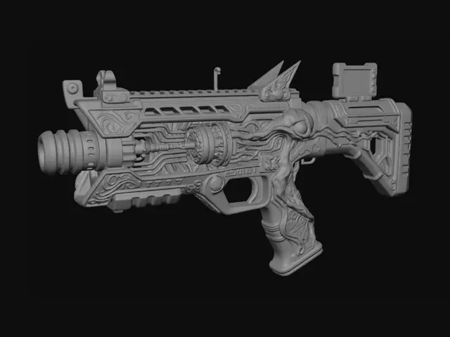 3D model for Baroque Inferno Rifle