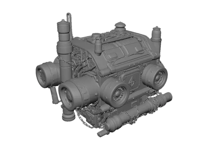 3D model for Neon Steam Engine