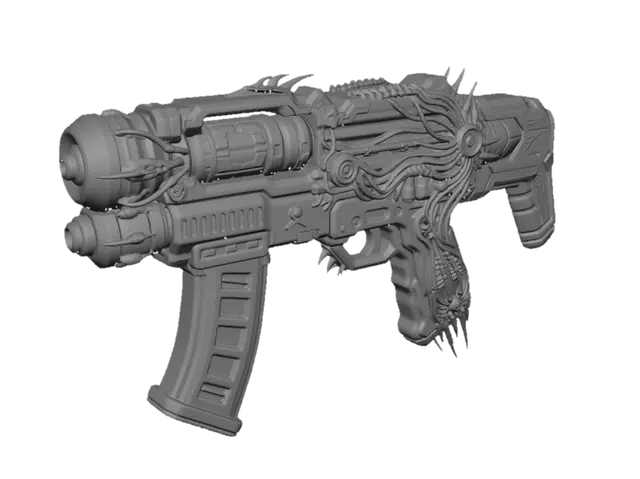 3D model for Infernal Circuit Rifle