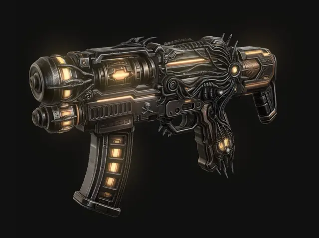 3D model for Infernal Circuit Rifle