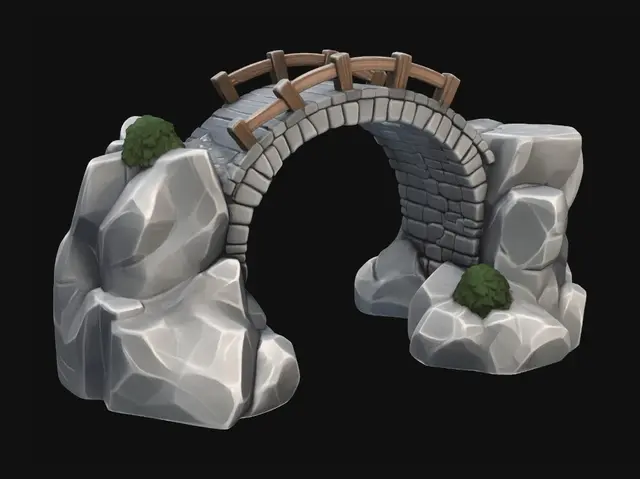 3D model for Azure Stone Arch