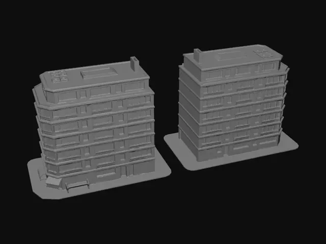3D model for Twin Facades