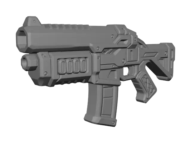 3D model for Ironbound Railgun