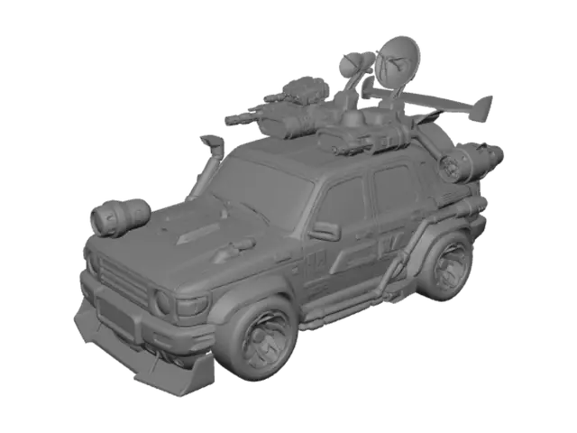 3D model for Alien Rover Deluxe X