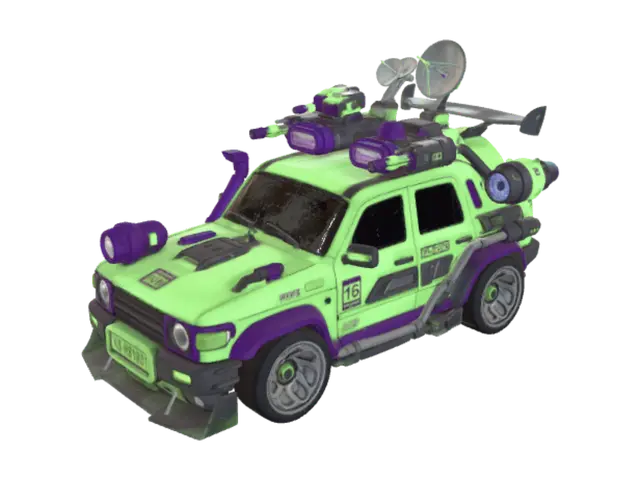 3D model for Alien Rover Deluxe X