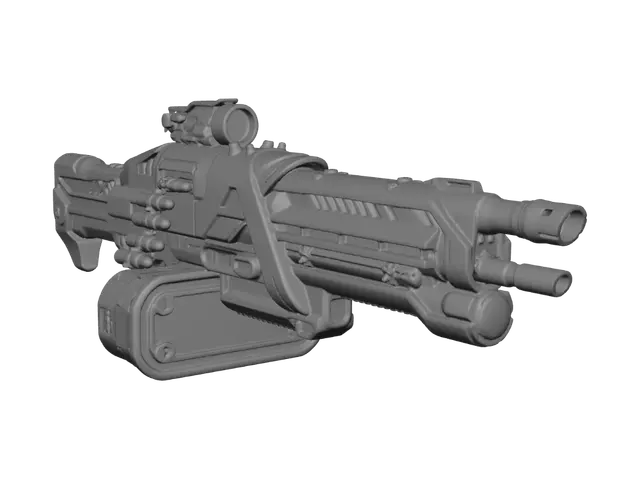 3D model for Aurora-9 Heavy Railgun