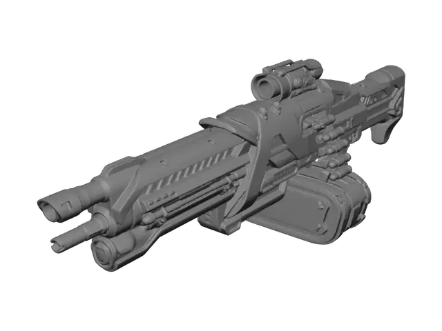 3D model for Aurora-9 Heavy Railgun