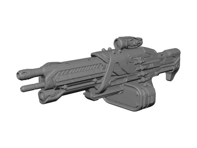 3D model for Aurora-9 Heavy Railgun