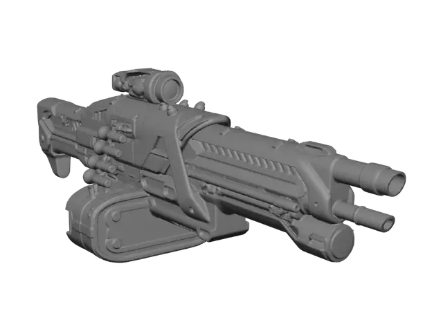 3D model for Aurora-9 Heavy Railgun