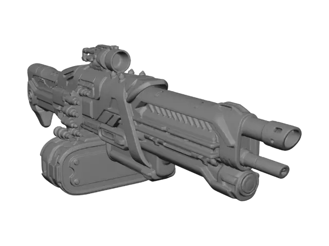 3D model for Aurora-9 Heavy Railgun