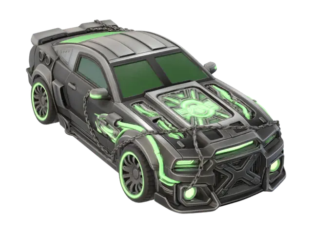 carrr3 - Frosted 3D model, vytvořený pomocí AI