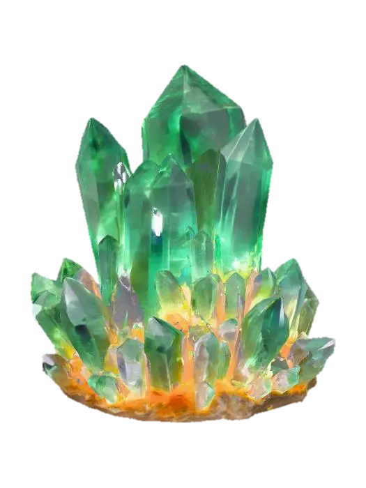 Emerald Glow - Xscorngames 3D model, vytvořený pomocí AI