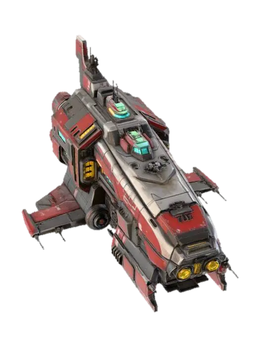 Galactic Voyager -X- - Exploration 3D model, vytvořený pomocí AI