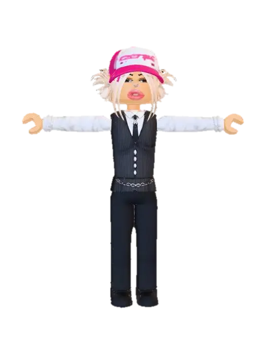 Hildegard - Feminine 3D model, vytvořený pomocí AI