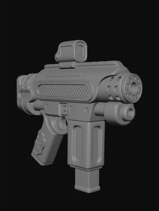 3D model for Emerald Dragon Cannon
