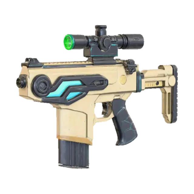 Pulse Rifle XTC-DUALITY 3D model, vytvořený pomocí AI