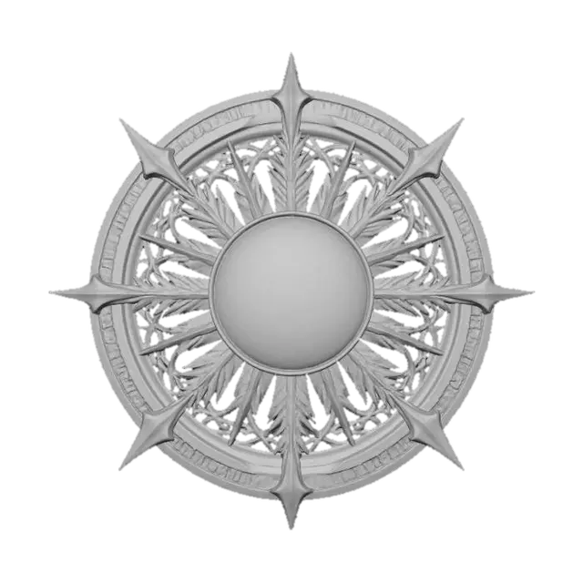 3D model for Radiant Compass Emblem