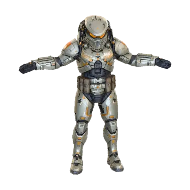 Galactic Defender, #Thanksgiving# 3D model, vytvořený pomocí AI