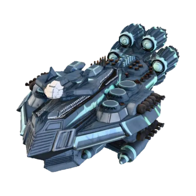Galactic Cruiser, #Thanksgiving# 3D model, vytvořený pomocí AI