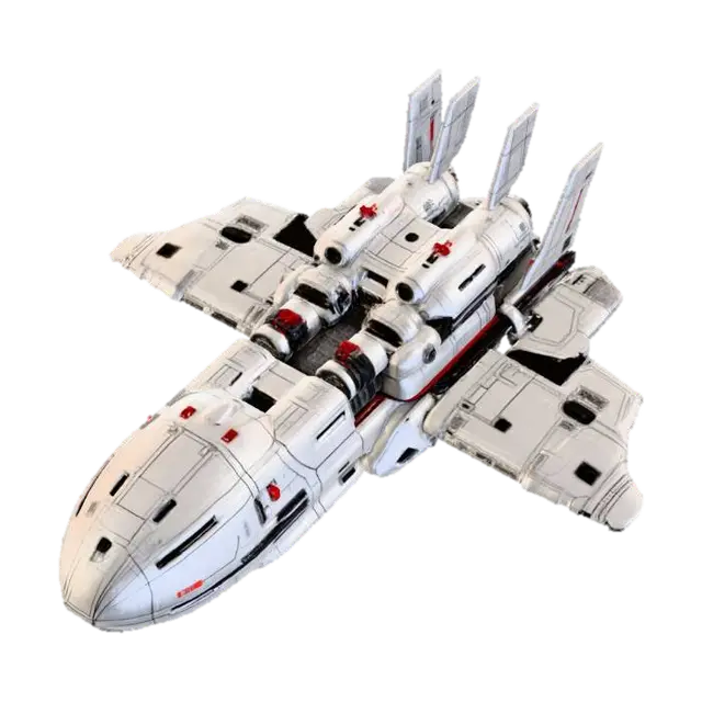 Streamlined Odyssey - Exploration 3D model, vytvořený pomocí AI
