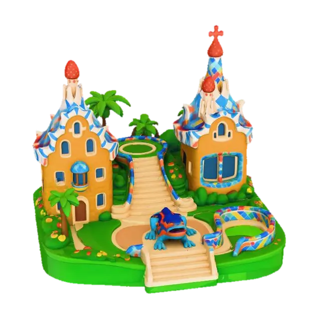 #Christmas2025#, #Christmas2025# - Gifts 3D model, vytvořený pomocí AI