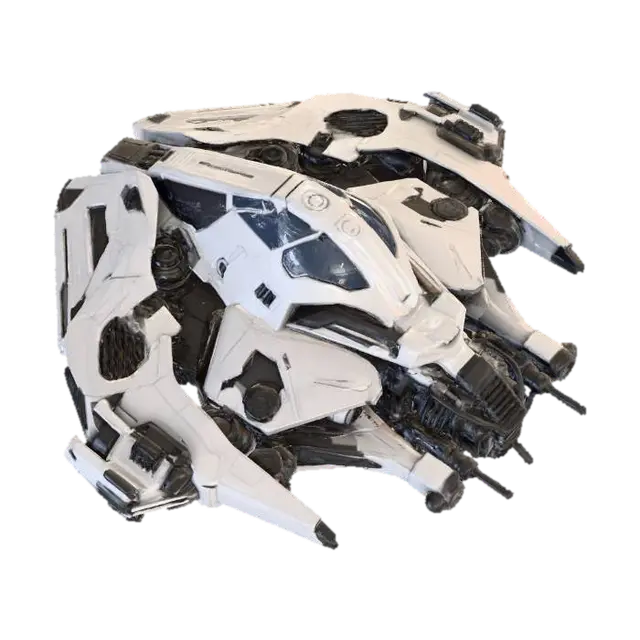 Star Defender, #Christmas2025# 3D model, vytvořený pomocí AI