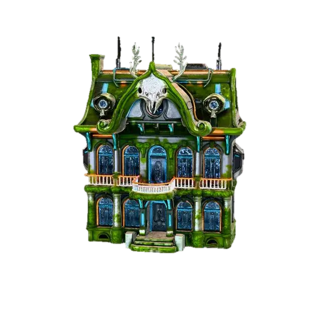 Mystical Manor - Mansion 3D model, vytvořený pomocí AI