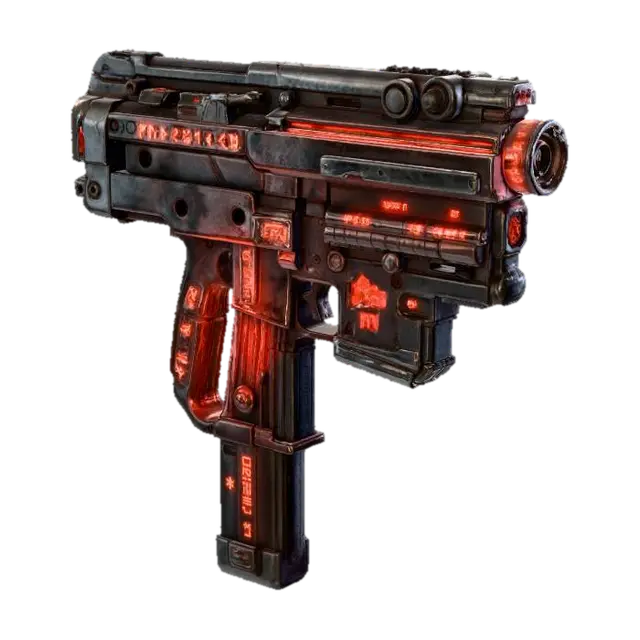 HeLLish-X-SMG - Logo 3D-model, gegenereerd door AI